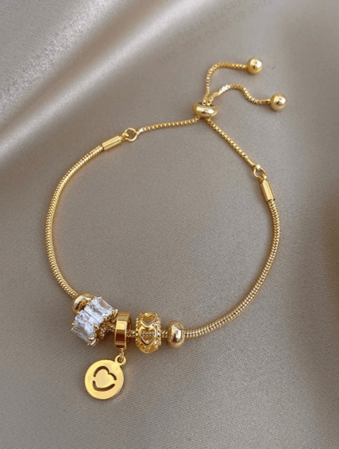 Gold Charm Bracelet