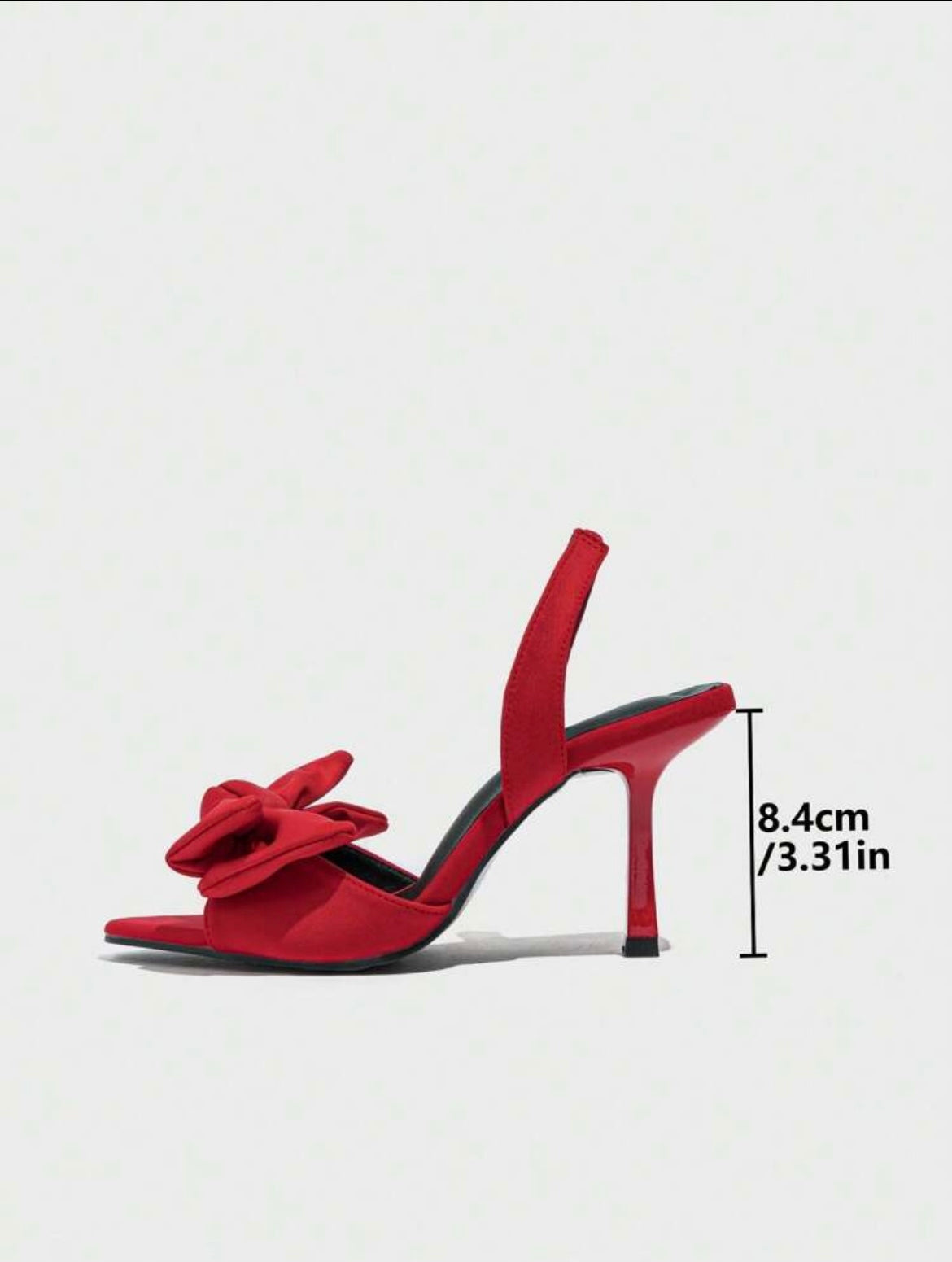 Red Velvet Bow Slingbacks