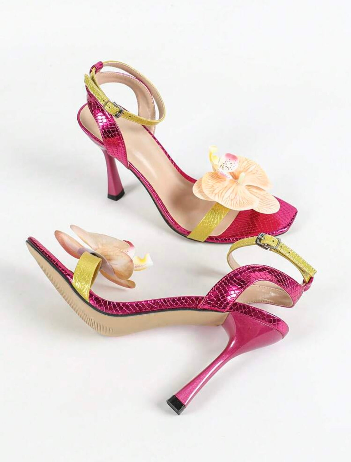 Petal Shine Heels