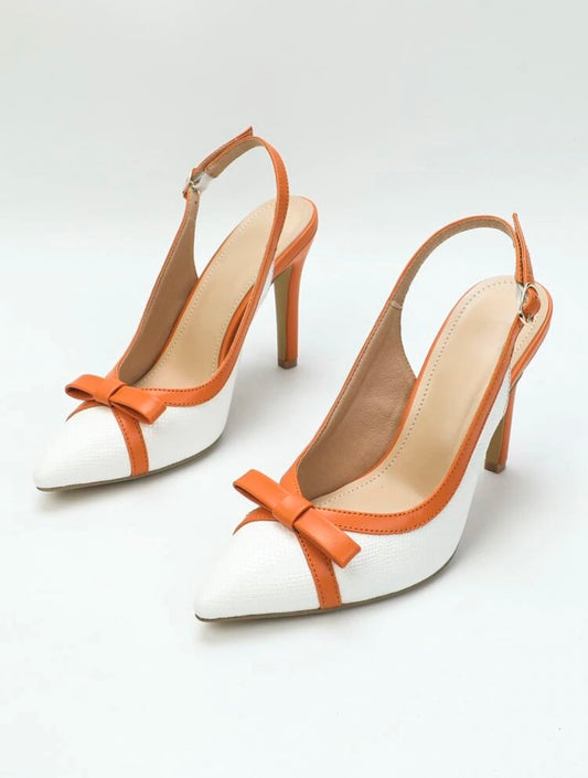 Tangerine Slingbacks