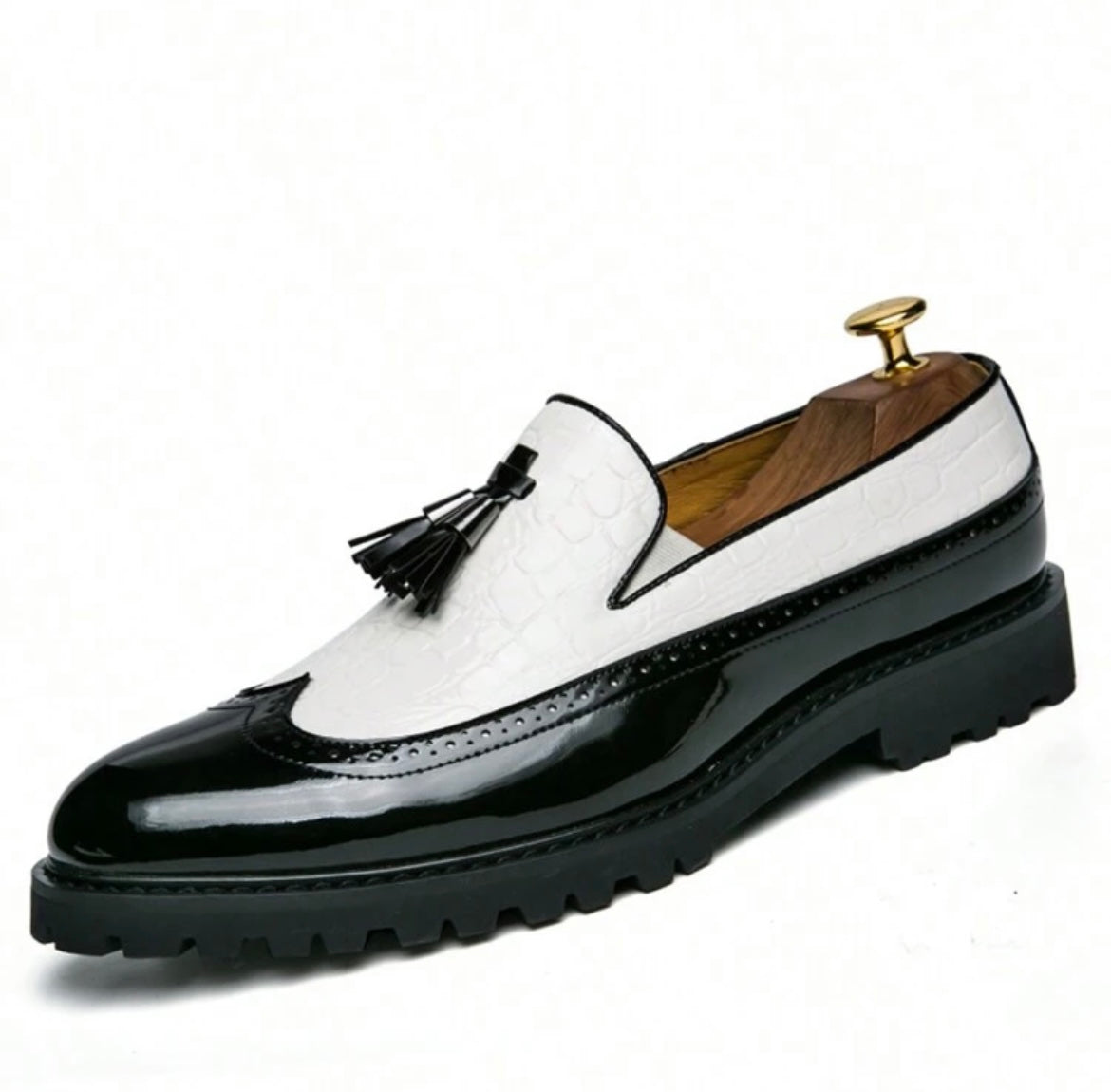 Dual-Tone  Loafers