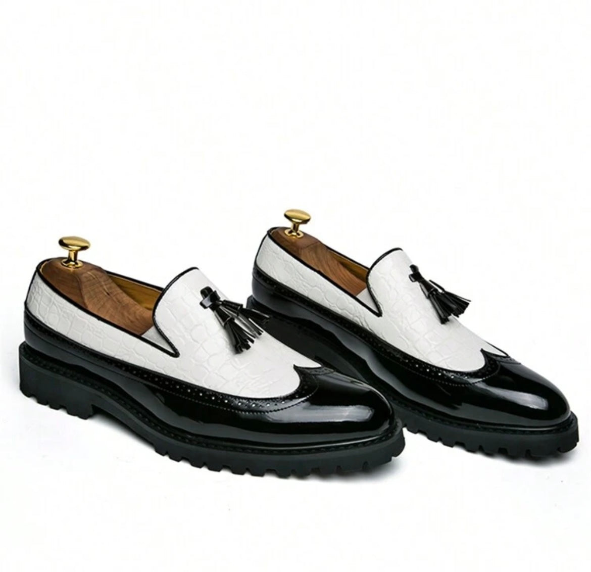 Dual-Tone  Loafers